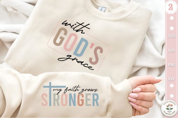 Bible Verse Quotes Sleeve Sweatshirt SVG: Graphics for T-Shirt Designs