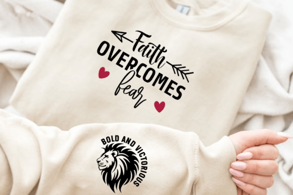 Bold Victorious Sleeve Graphics for T-Shirt Designs