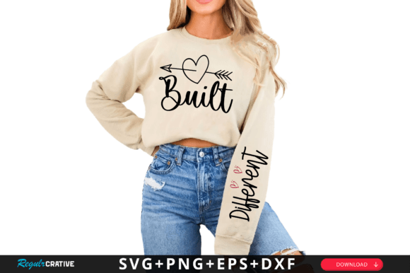 Built Sleeve Svg: Graphics for T-Shirt Designs