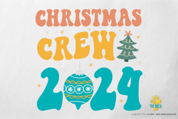 Christmas Crew 2024 T-shirt Graphics and Designs