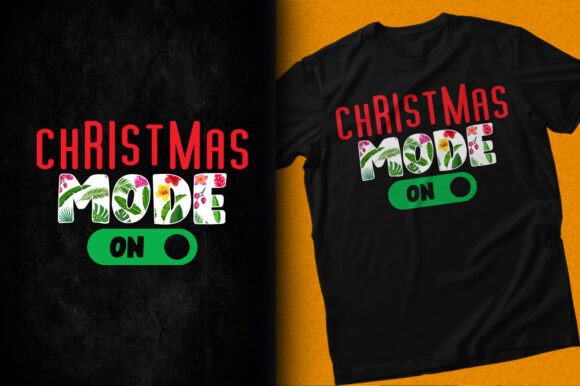 Christmas Mode SVG: Graphics for T-Shirt Designs