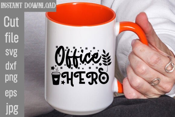 Office Hero SVG Cut File for T-Shirt Designs & Graphics