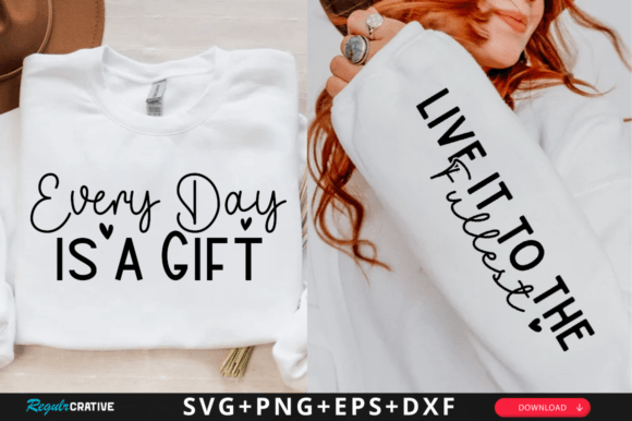 Reviewing Every Day is a Gift Sleeve Svg Design