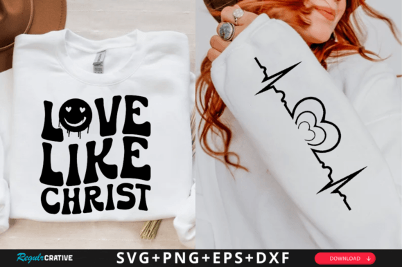 Reviewing the Love Like Christ Sleeve SVG for Embroidery