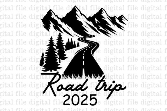 Road Trip 2025 Graphics for T-Shirt Designs