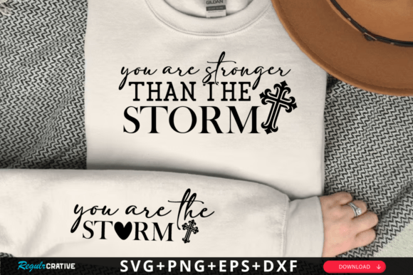 Stronger Than the Storm: Graphics for T-Shirt Designs