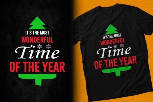 Wonderful Christmas SVG Graphics for T-Shirt Designs